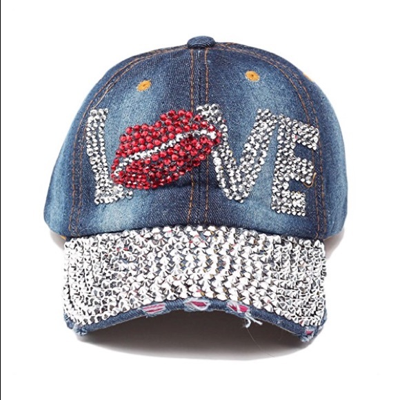 🌴RHINESTONE BALL-CAP🌴 - Picture 4 of 5